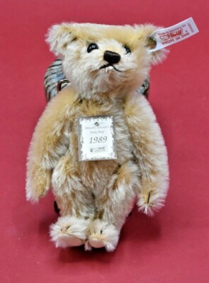 Steiff Limited Edition Baby Bear Set 1989-93 Wooden Box with
