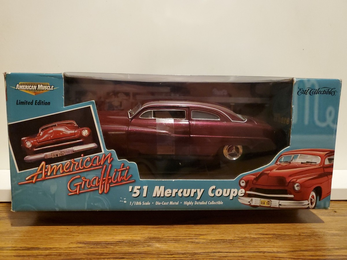 ERTL 1951 MERCURY COUPE AMERICAN GRAFFITI American Muscle 1/18