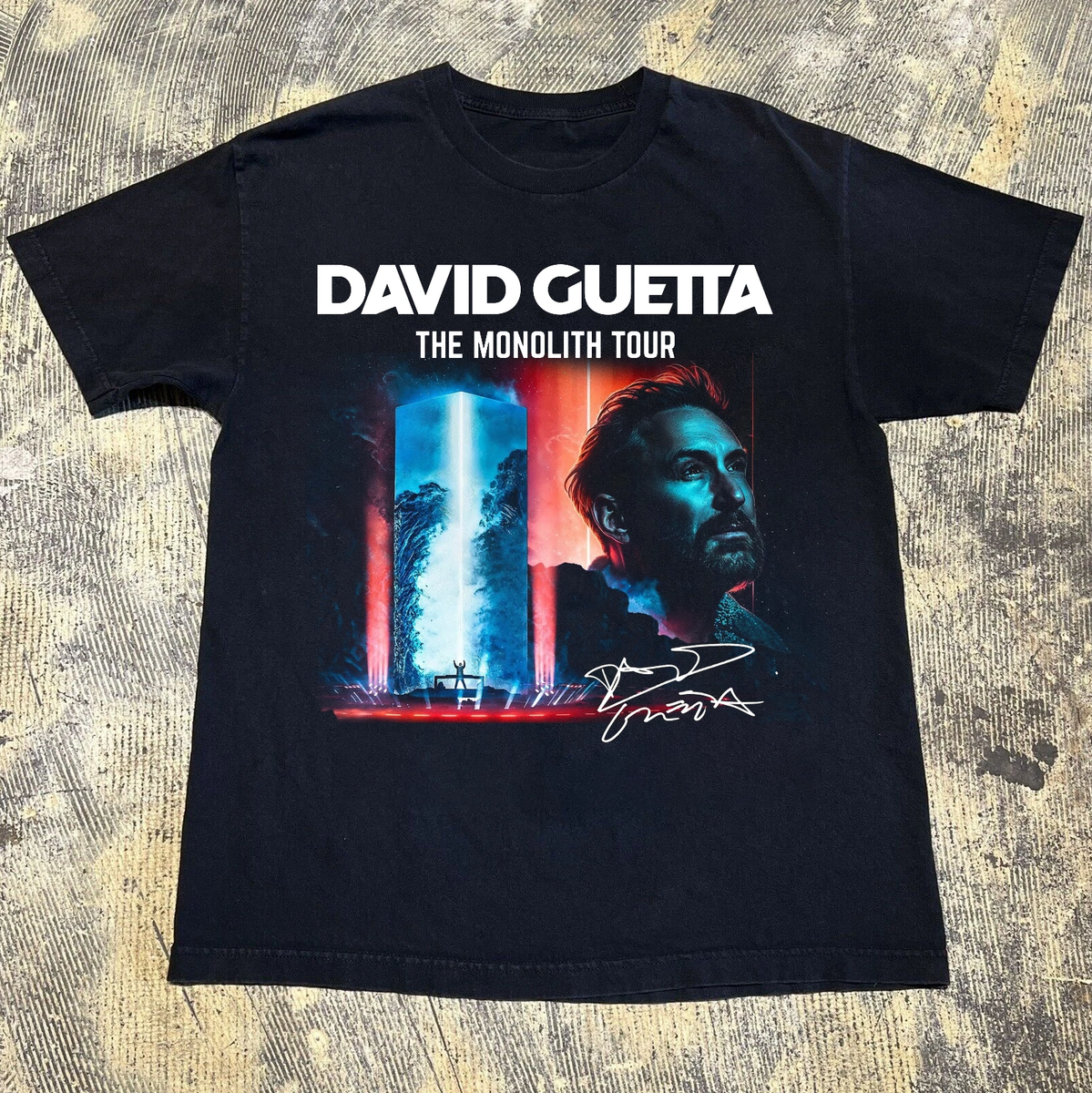 David Guetta The Monolith Tour 2025 T Shirt Full Size S-5XL | eBay