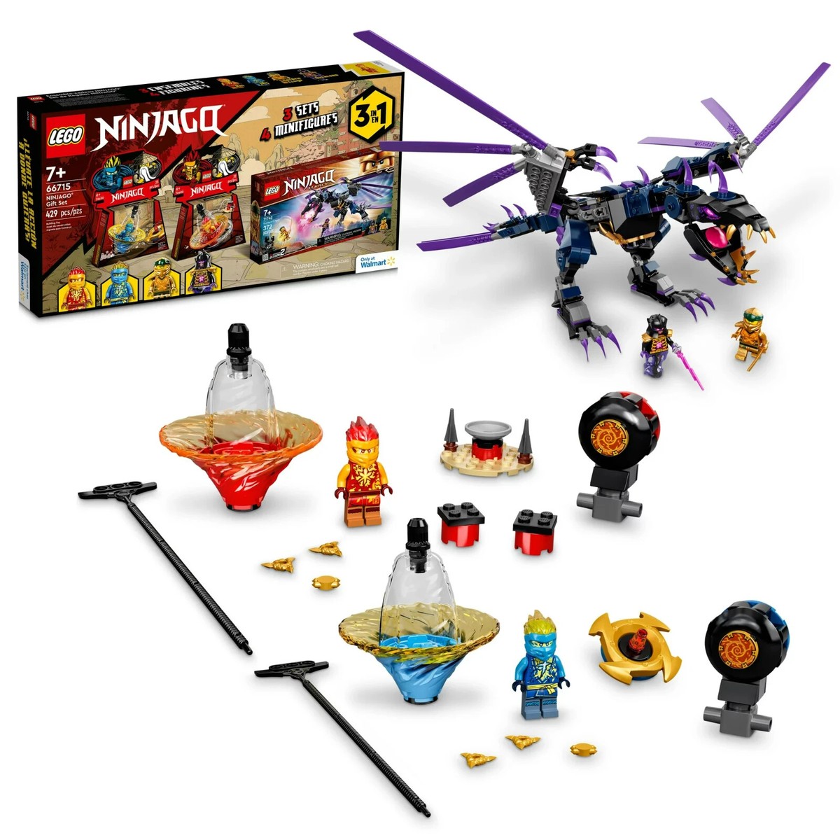 Authentic LEGO 66715 Ninjago Gift-Set 3 in 1 Overlord Dragon 71742