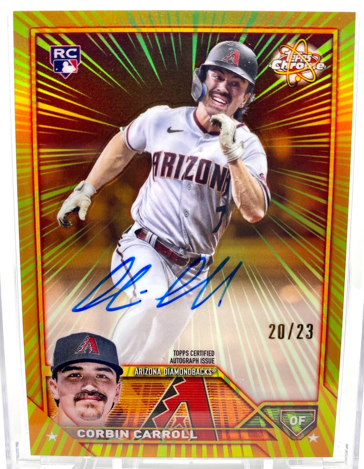 Corbin Carroll 2023 Topps Chrome #RRA-CC Radiating Rookies