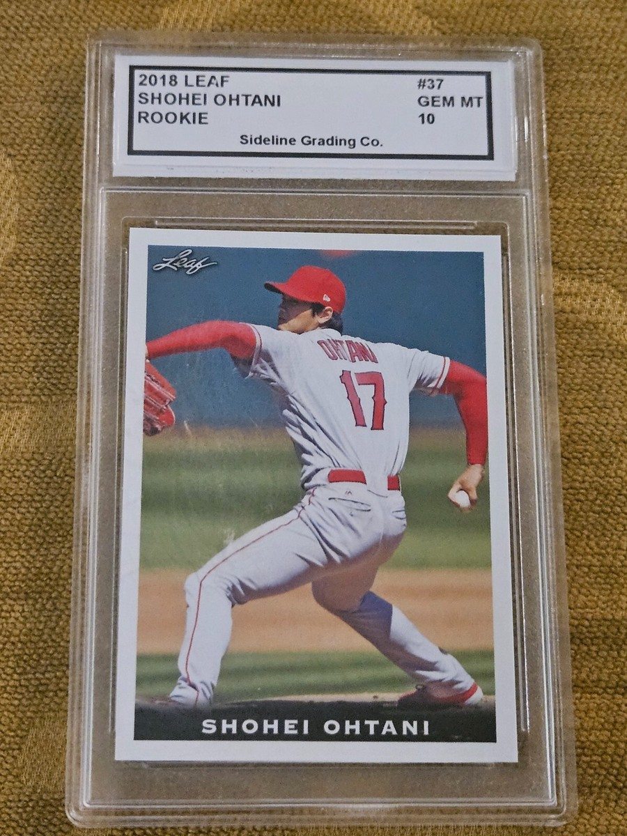 大谷翔平2018 LEAF THE NATIONAL BLUE 61/99#01 2018 SHOHEI OHTANI LEAF