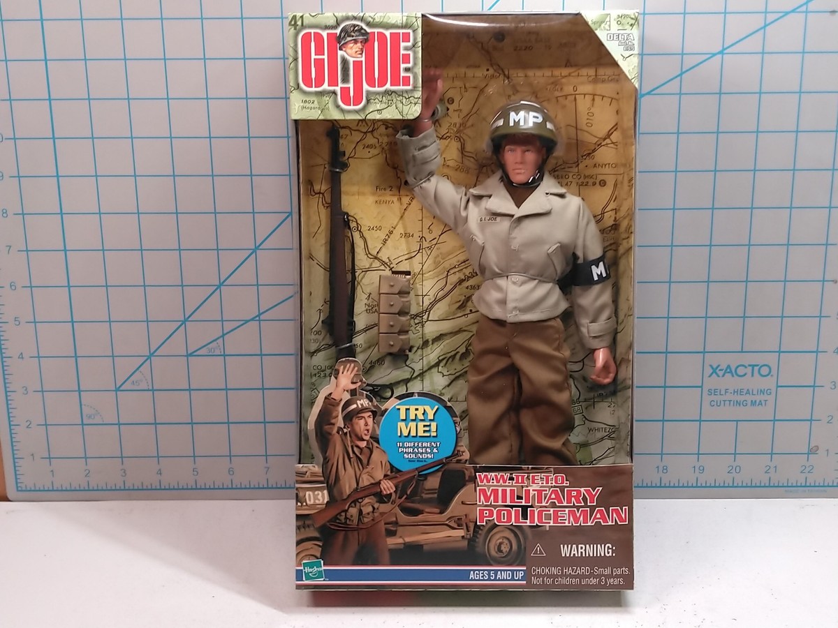 1999 Hasbro Gi Joe Talking WWII ETO MP Military Policeman MIB