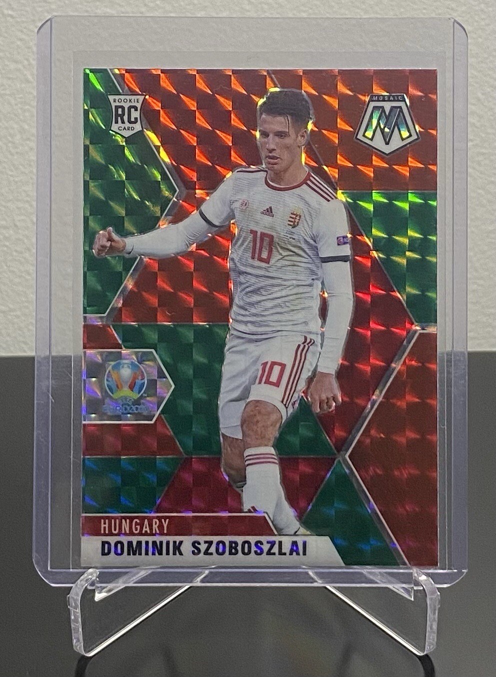 Dominik Szoboszlai 2020 Mosaic Euro #49 Choice Red & Green Price