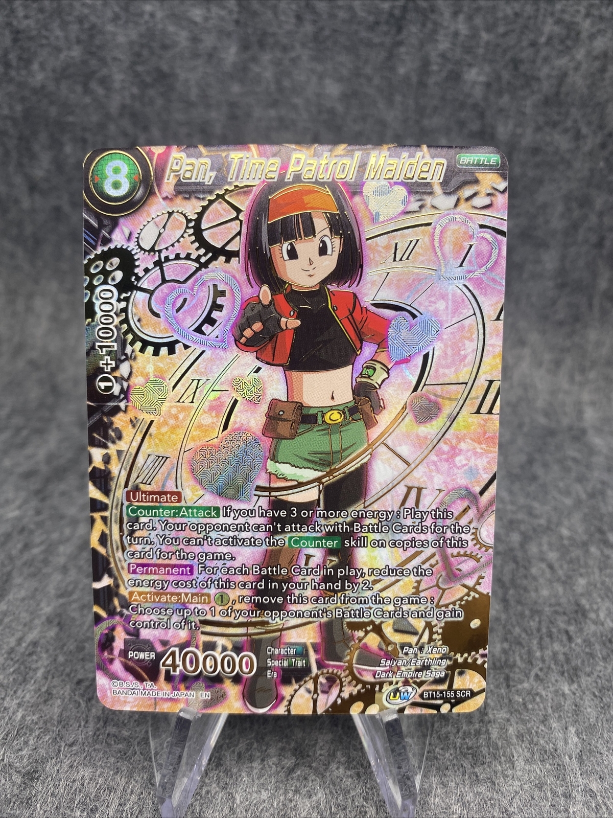 Pan, Time Patrol Maiden 2021 Saiyan Showdown #BT15-155 Secret Rare