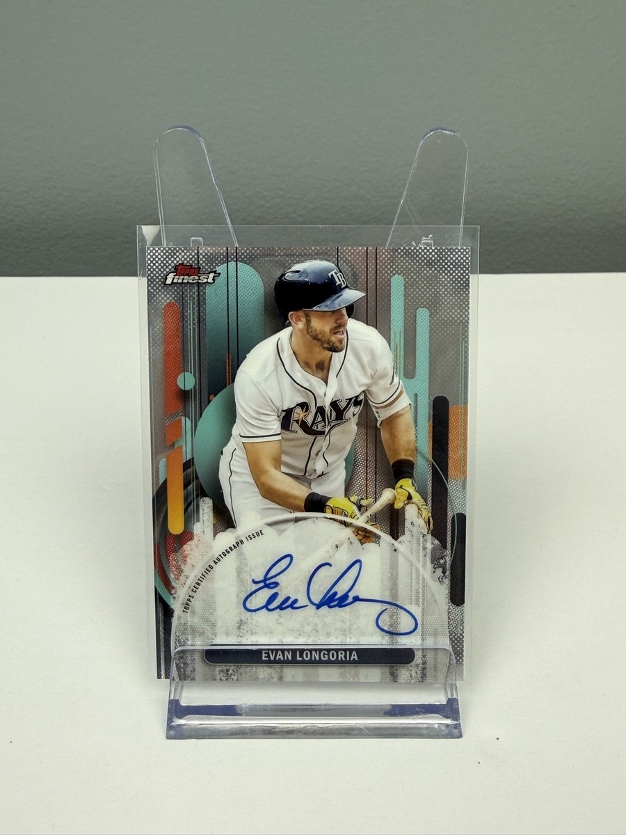 EVAN LONGORIA TOPPS 自筆サイン GAME USED パッチ EVAN LONGORIA