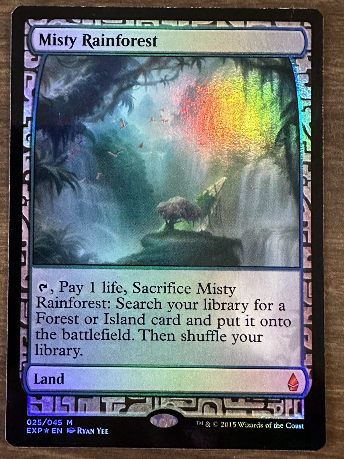 霧深い雨林 【MTG】 Misty Rainforest /霧深い雨林/英版/FOIL 【ZEN