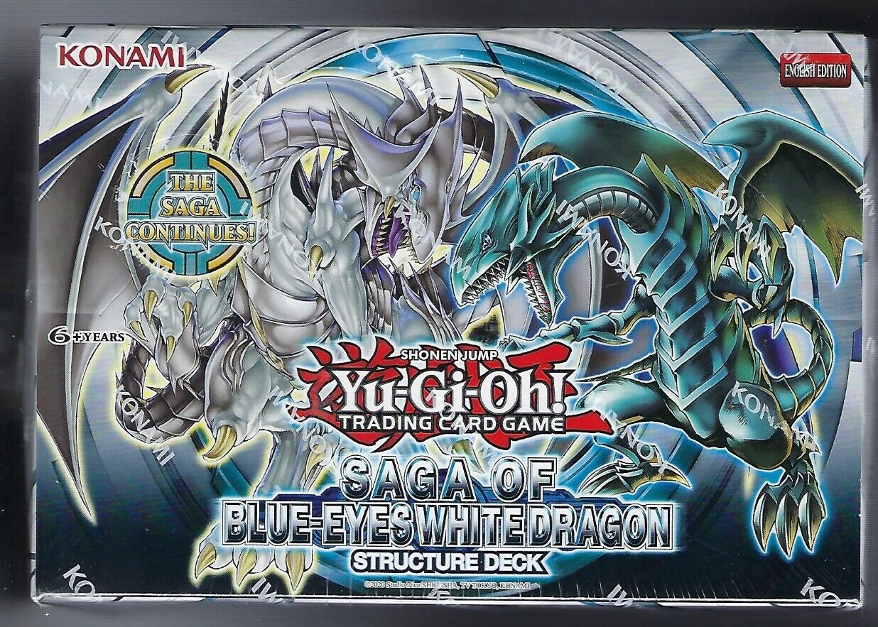 Yu-Gi-Oh Saga of the Blue-Eyes White Dragon Structure Deck Box ( 8
