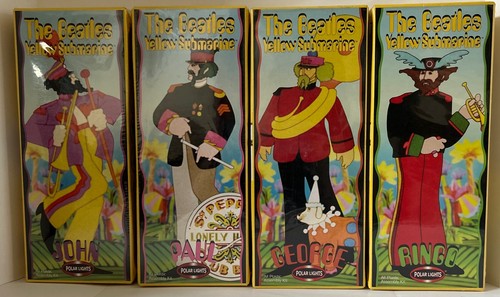 The Beatles Yellow Submarine Model Kits Complete Set Factory