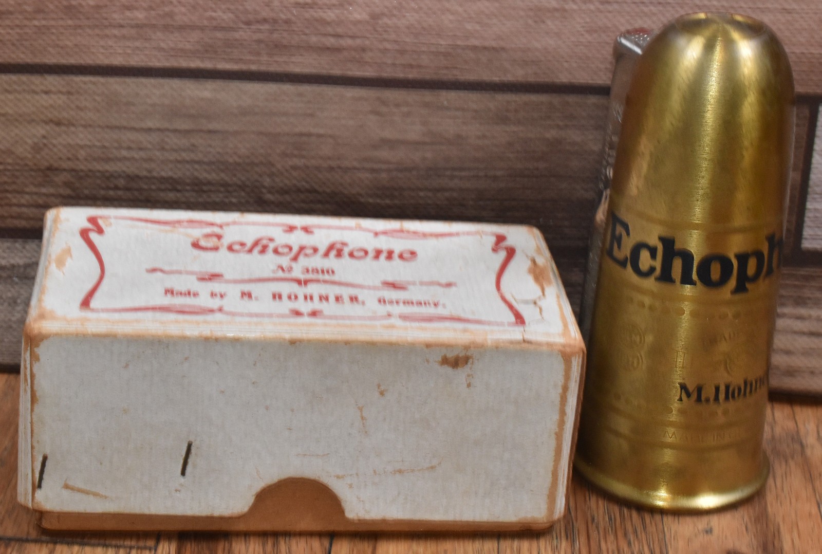 Rare Original Vintage M Hohner Echophone Harmonica #3810 in
