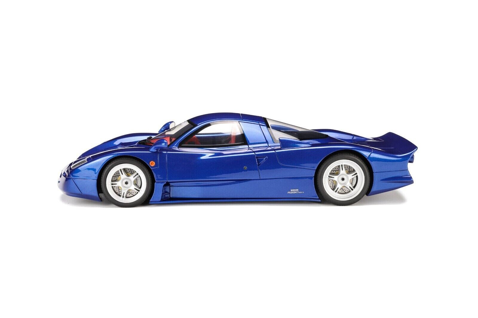 1/18 Nissan R390 GT1 Road Car 1997 Blue Resin Model Car by GT