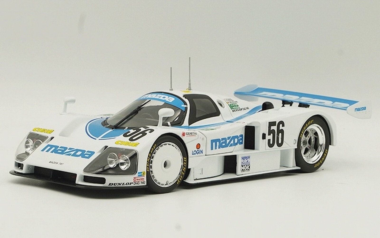 IXO 1/18 Mazda 787B #56 24H of Le Mans White Diecast Car Model Toy