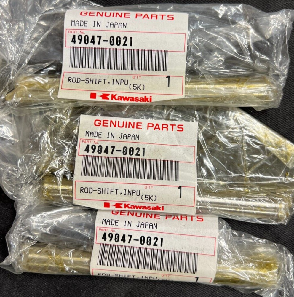 KAWASAKI ZX10 06-10 ROD SHIFT FORK INPUT New 49047-0021 set of 3