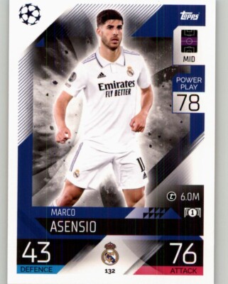 2022-23 Topps Match Attax UEFA Marco Asensio #132 Real Madrid CF