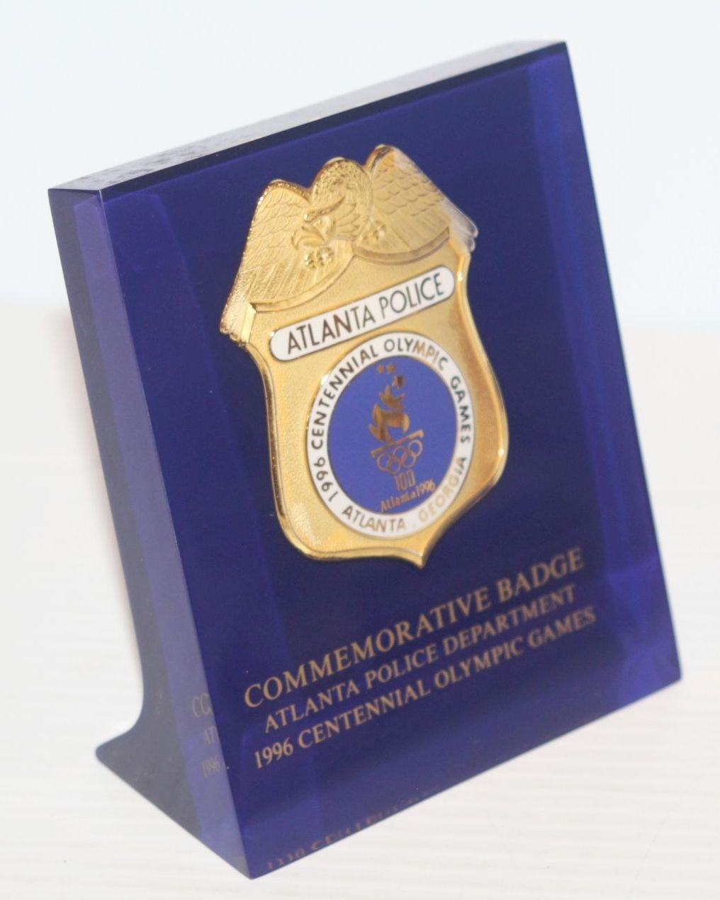 1996 Atlanta Olympics - Atlanta Georgia Police Commemorative Badge