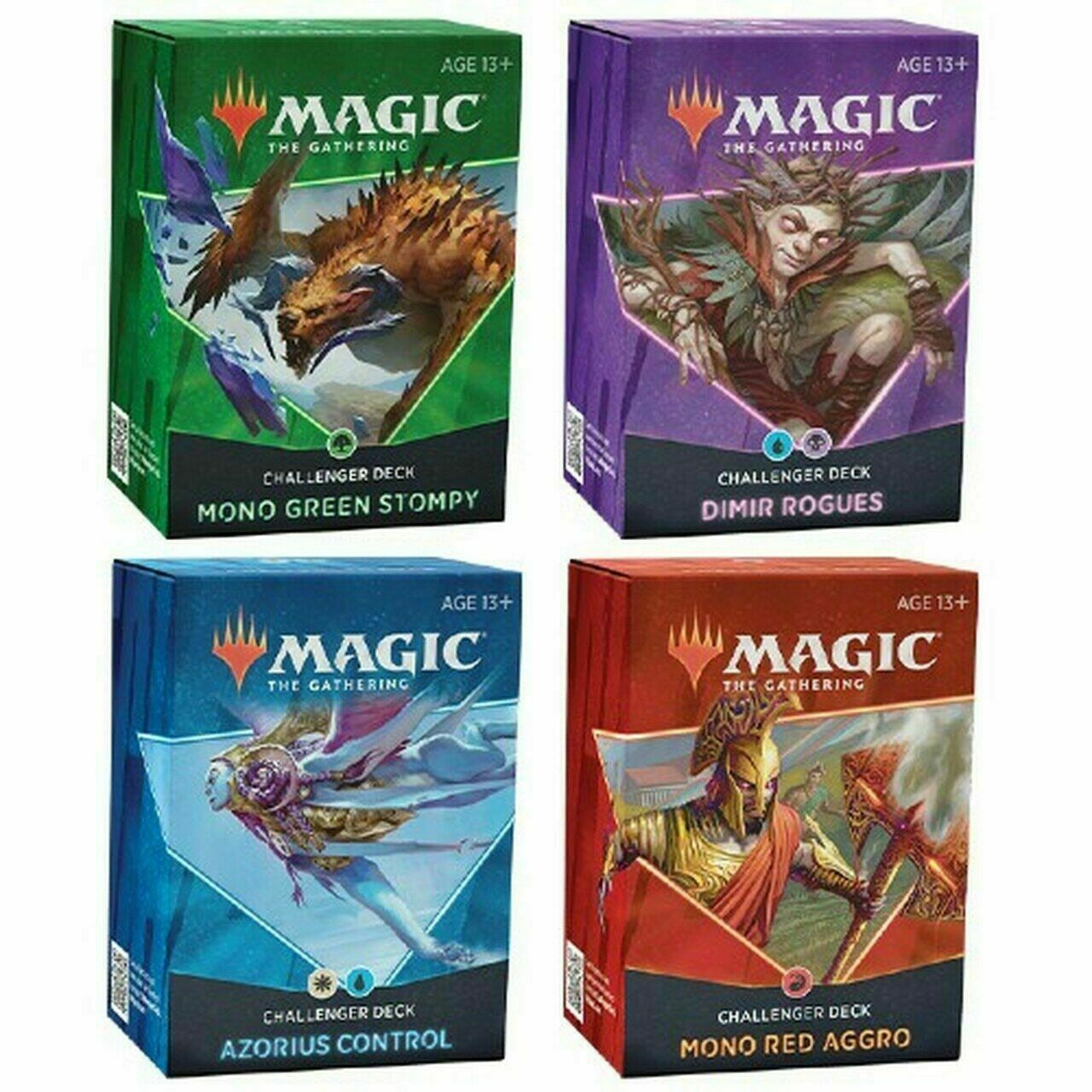 MTG 2021 Challenger Decks Set of 4 Magic the Gathering FACTORY
