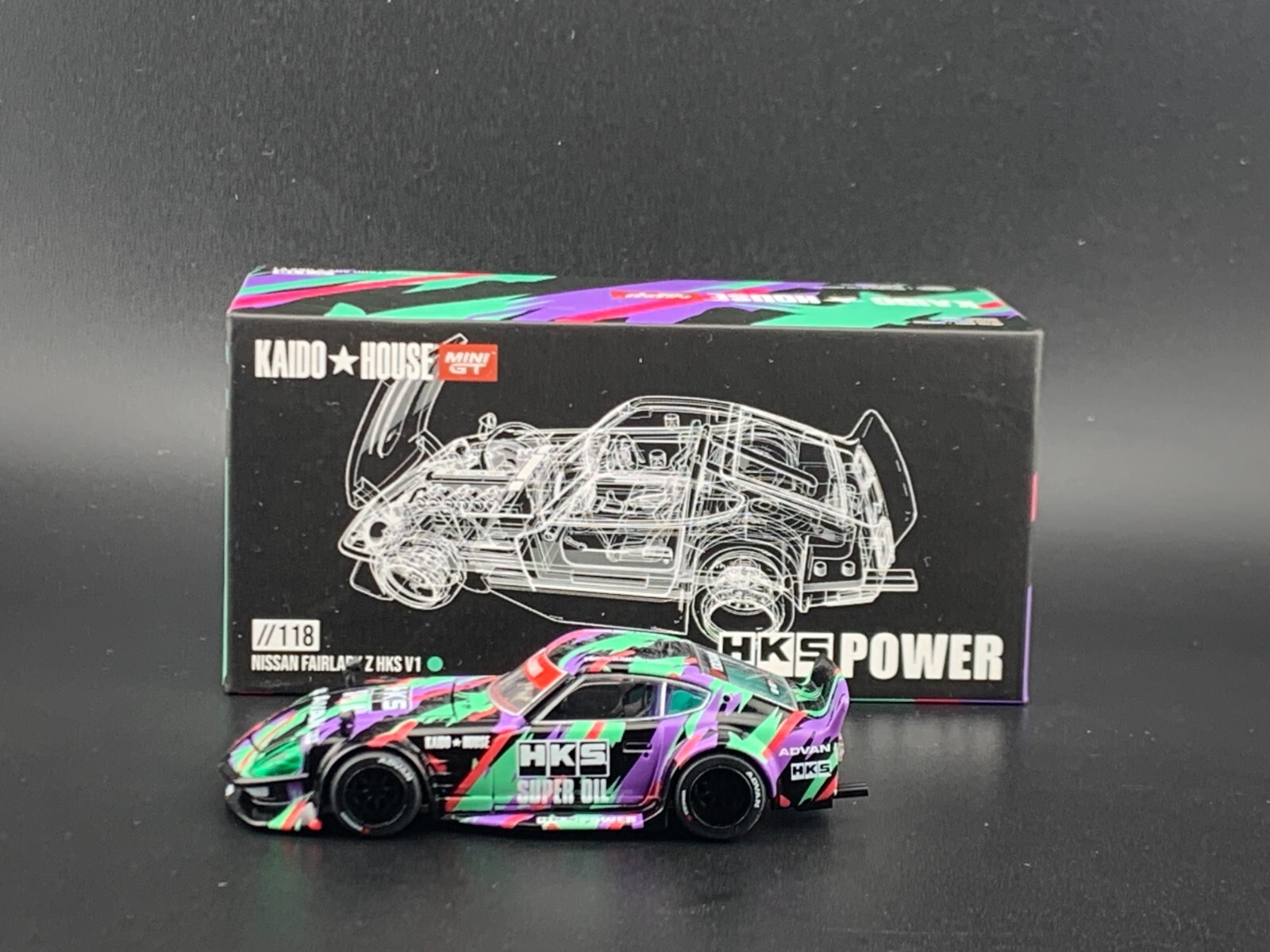 Kaido House x Mini GT Nissan Fairlady Z HKS KHMG118 1/64 | eBay