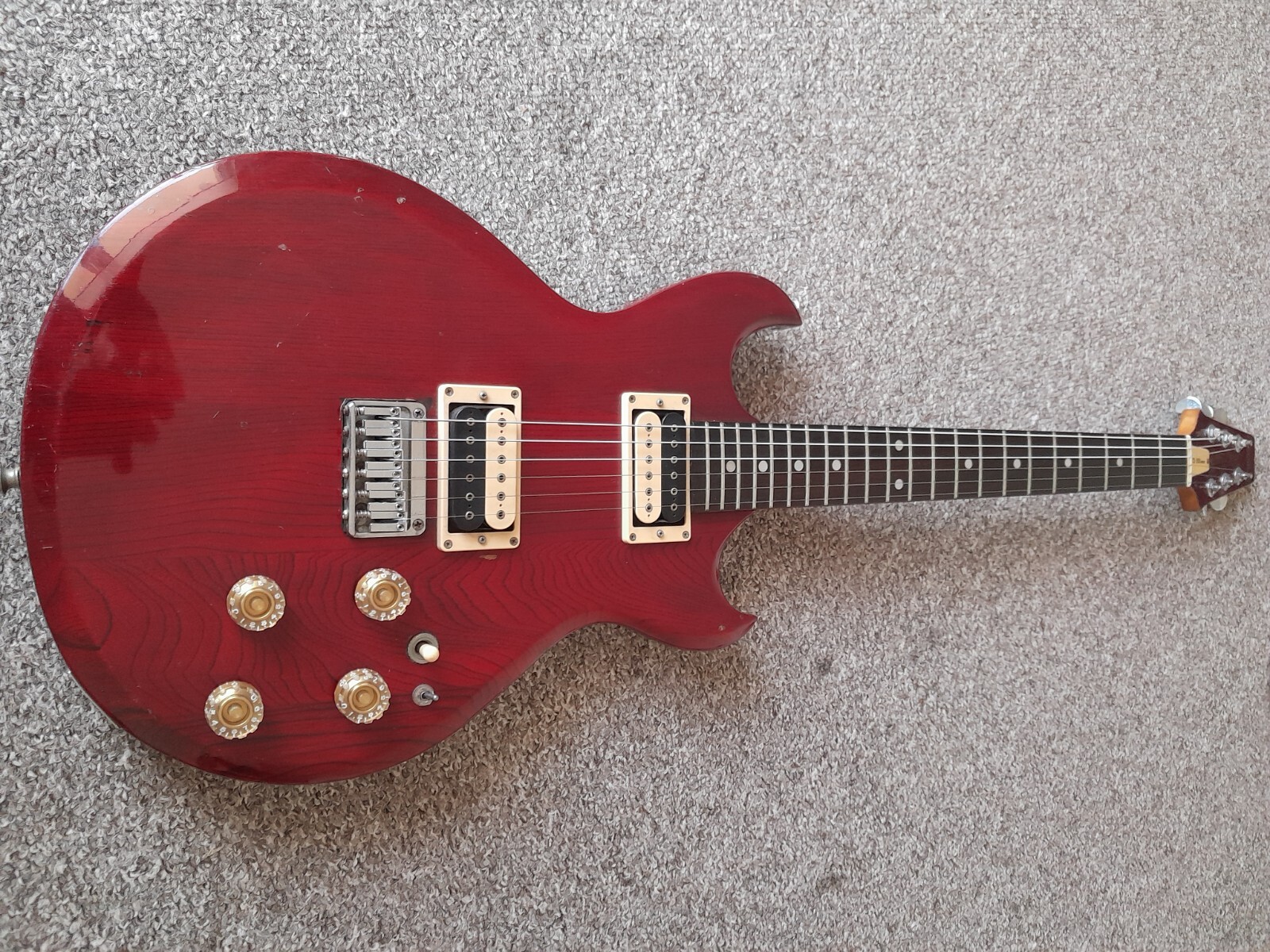 Aria Pro II CS-350 Cardinal 1981 See Thru Red Made in Japan