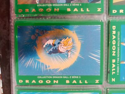 26 DRAGON BALL Z PANINI SERIES 5 GREEN CARD COLLECTIBLE GREEN