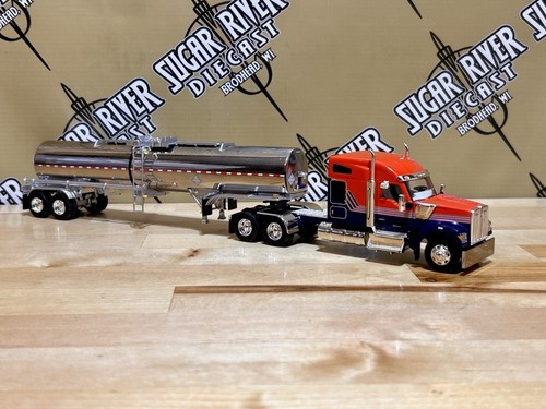 Dcp 1/64 Kenworth W990 Mid Roof With Brenner Chemical Tanker Semi