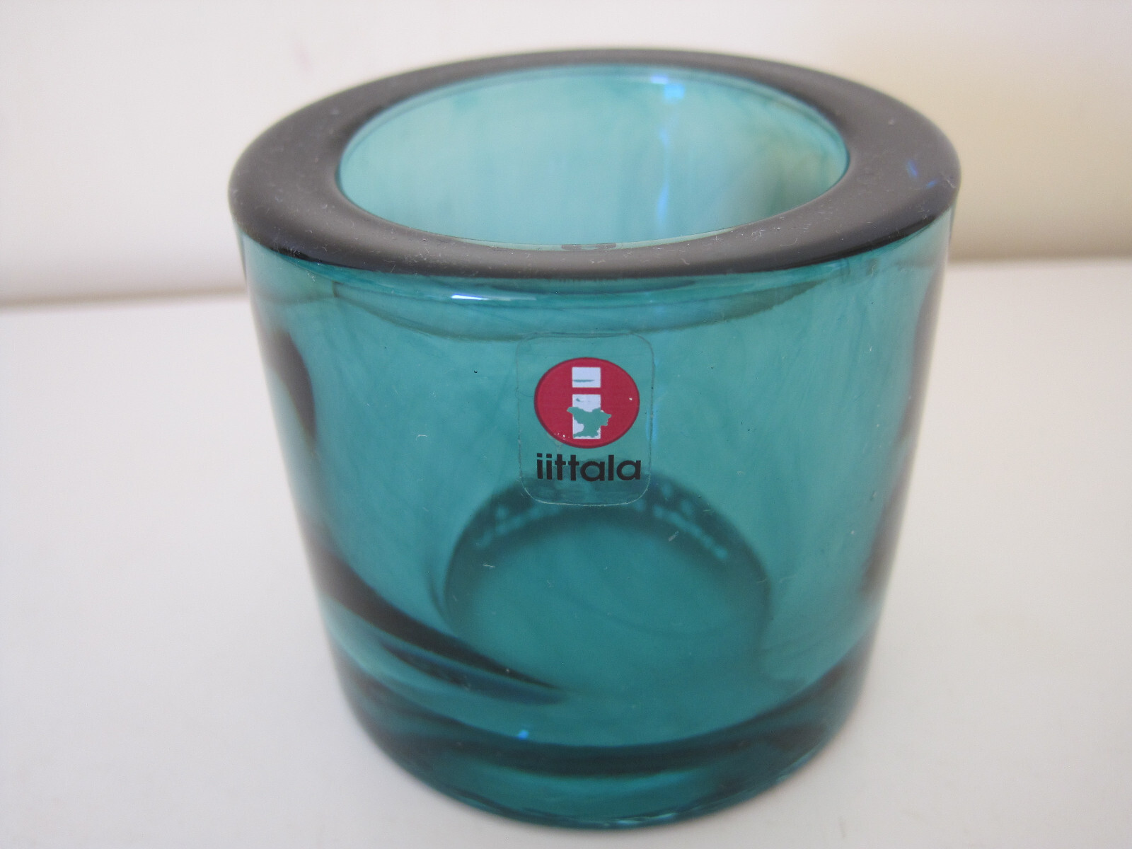 VG Iittala KIVI Marimekko MONDON? GREEN 60mm Glass Votive Tealight