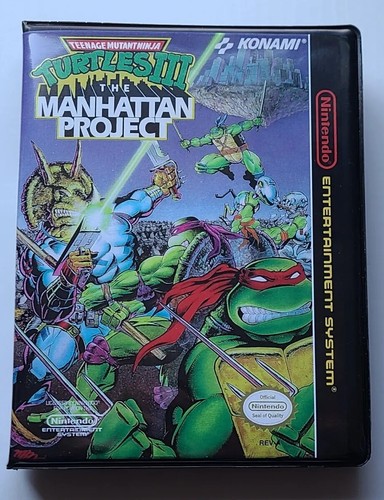 Teenage Mutant Ninja Turtles III Manhattan Project Case Nintendo