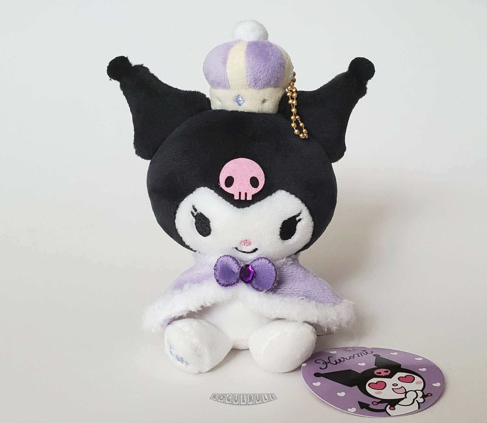 🚦Hello Kitty KUROMI 15th Anniversary Plush - Royal Crown Sanrio 6