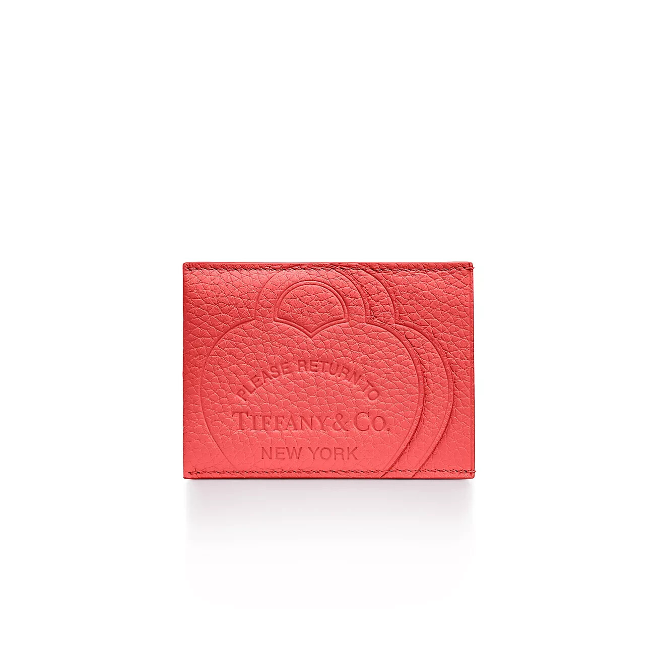 Tiffany & Co. Return to Tiffany™ Card Case Hibiscus Red Leather