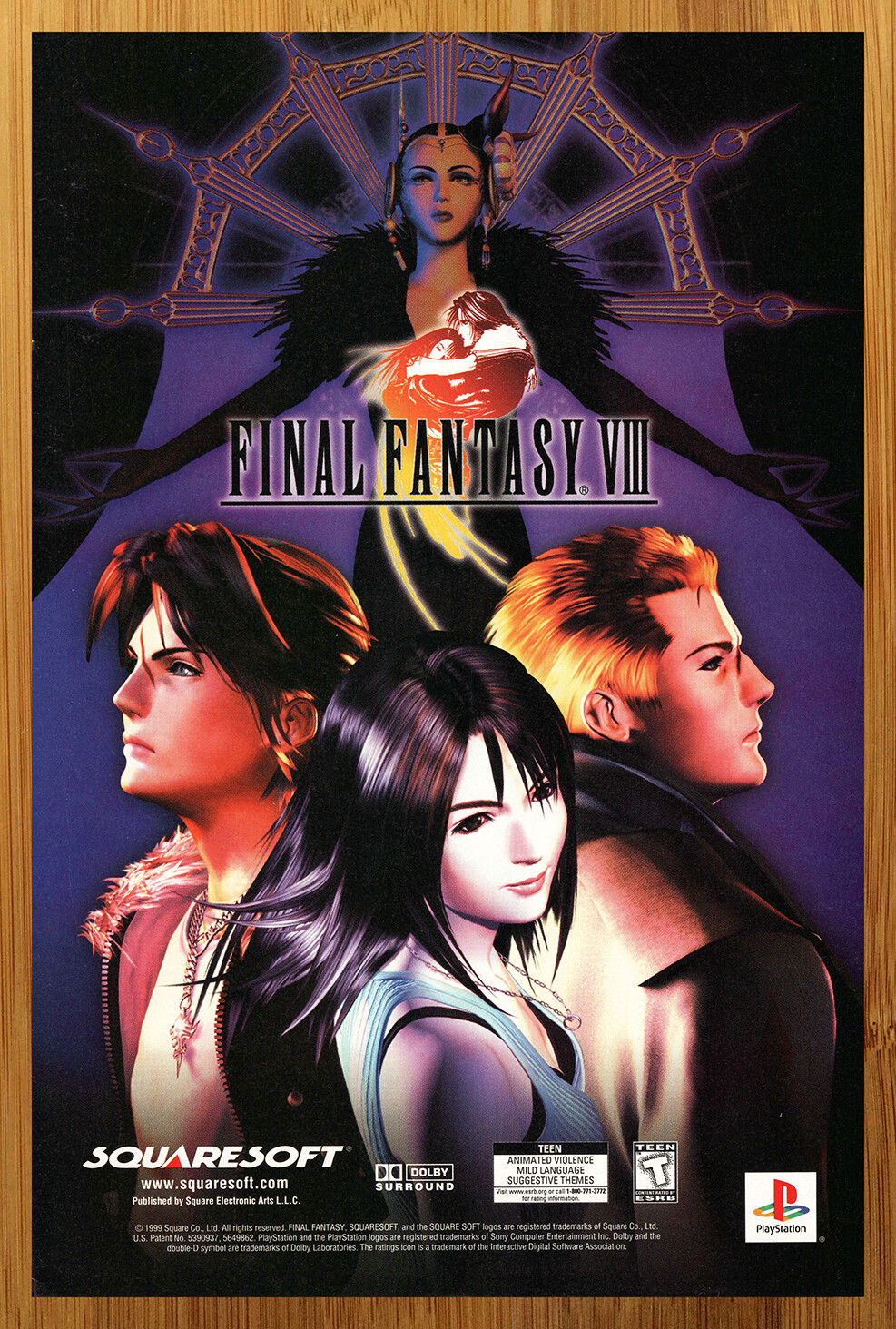 ファイナルファンタジーVIII B2サイズポスター (額縁付き) ファイナル