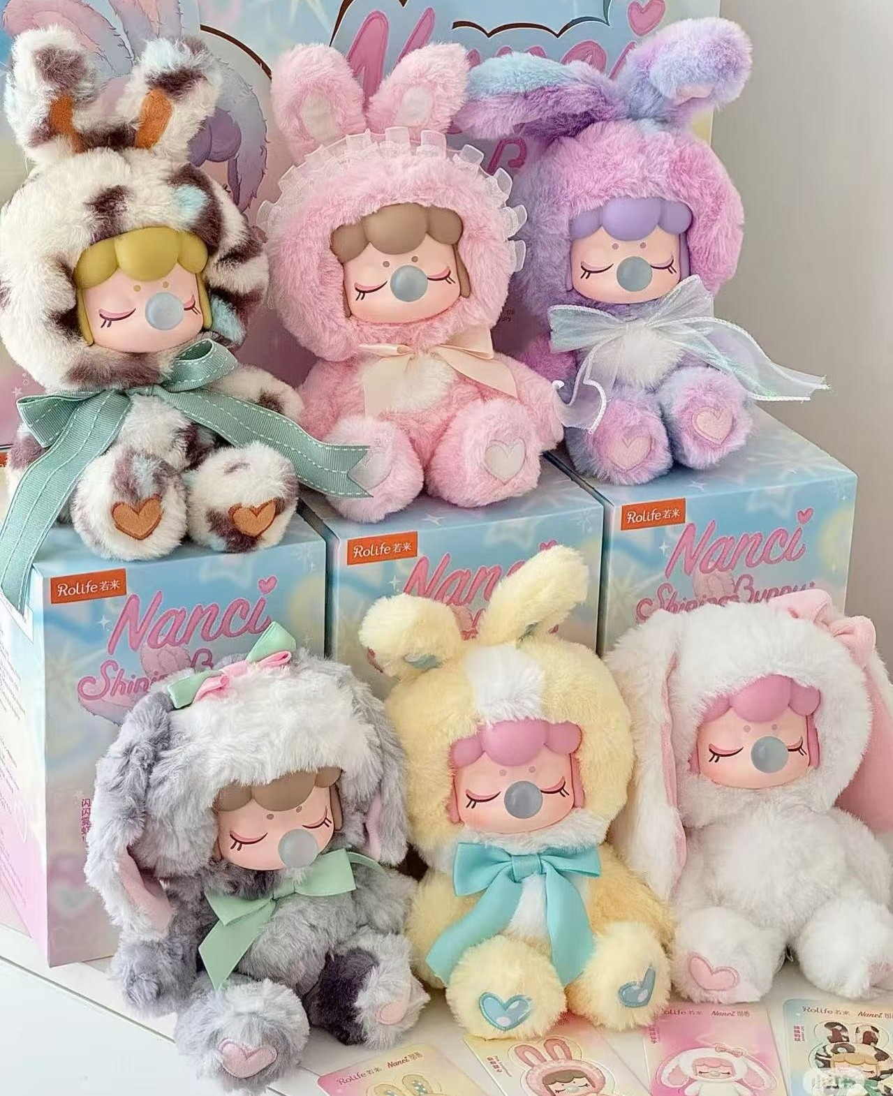 ROLIFE NANCI SHINING BUNNY PLUSH SERIES BLIND BOX CONFIRMED FIGURE