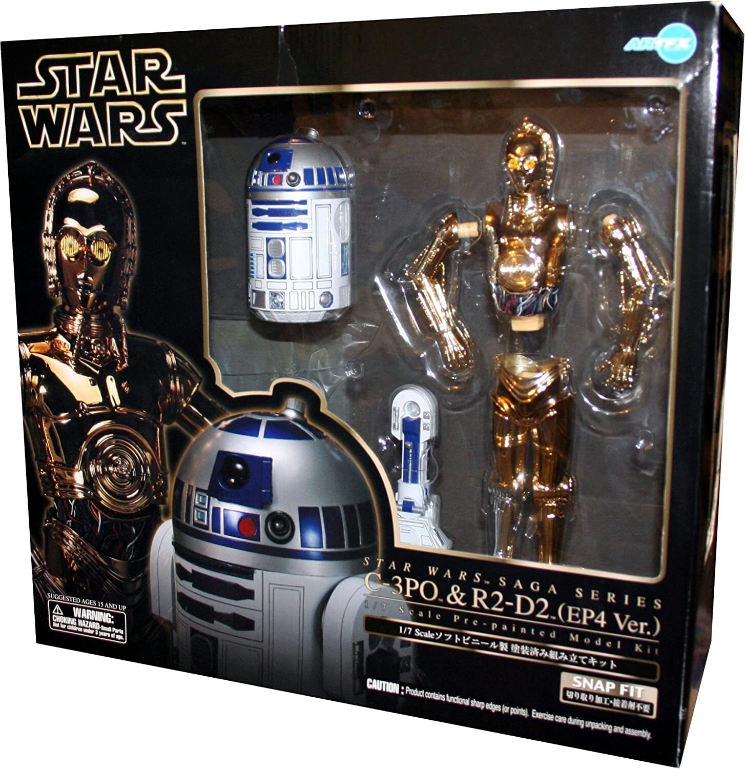 Star Wars C-3PO & R2-D2 Soft Vinyl Model Kit Kotobukiya JC | eBay