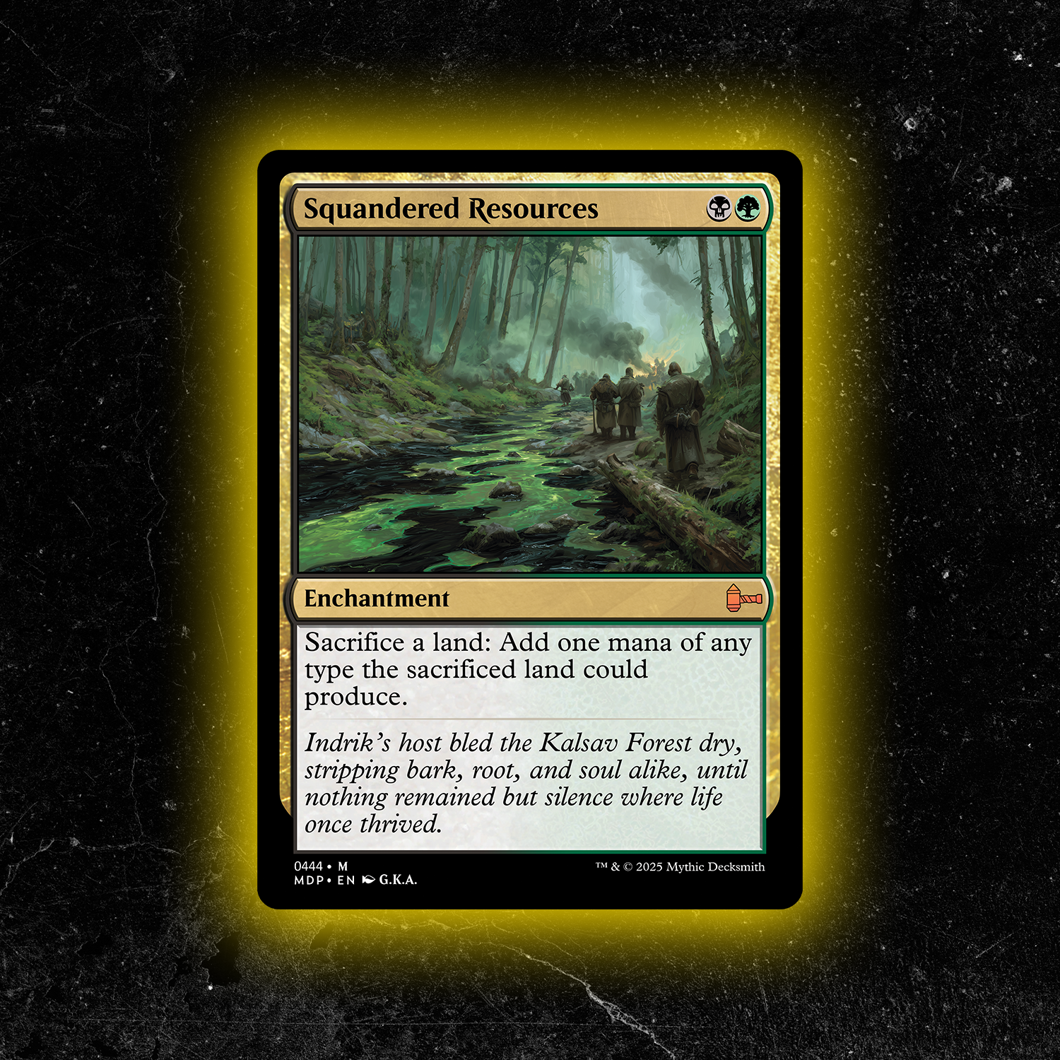 Squandered Resources - Custom MTG Card - High-Quality | eBay