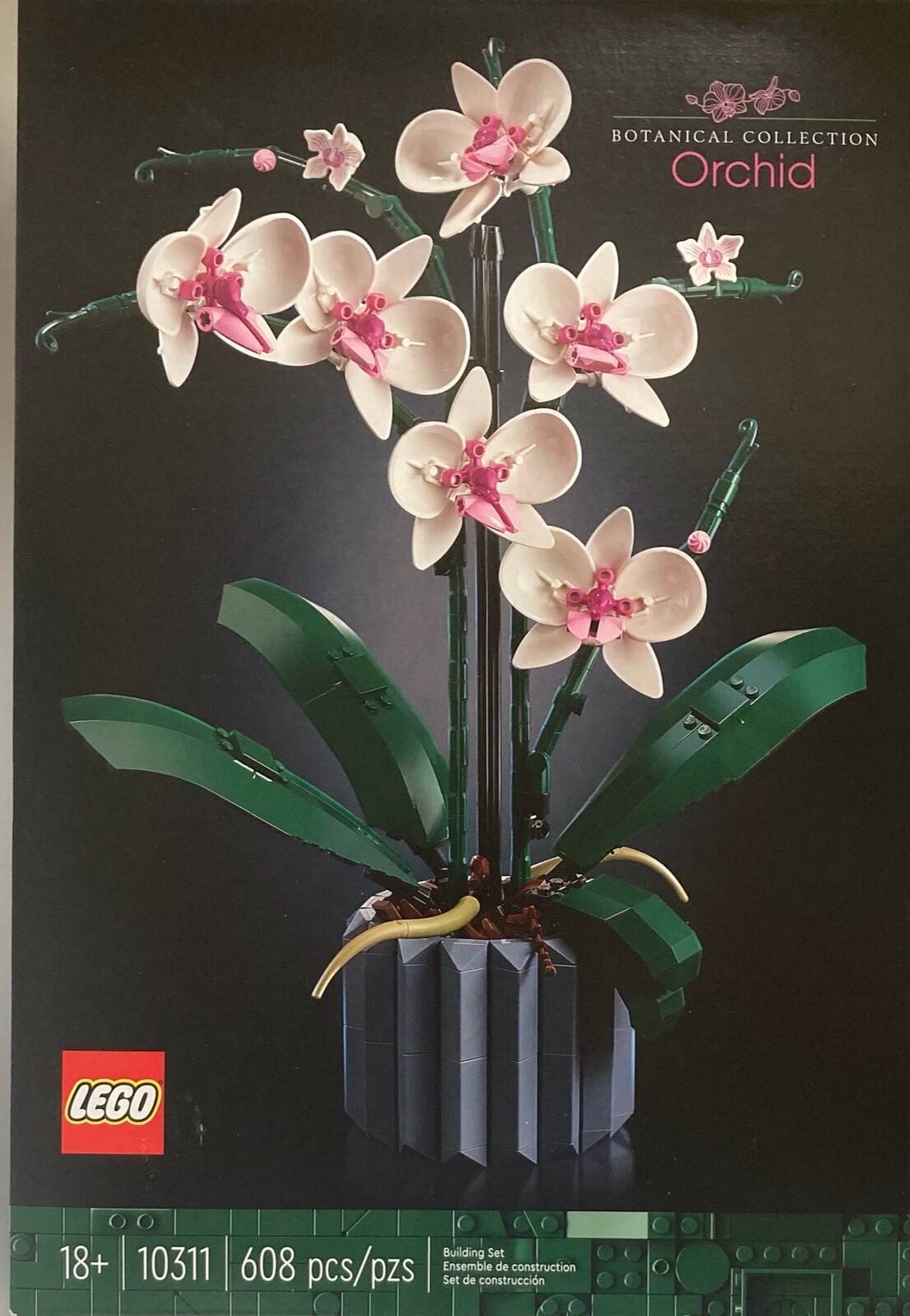 NIB LEGO Orchid 10311 Plant Decor Gift Set Building Kit 608 Pieces