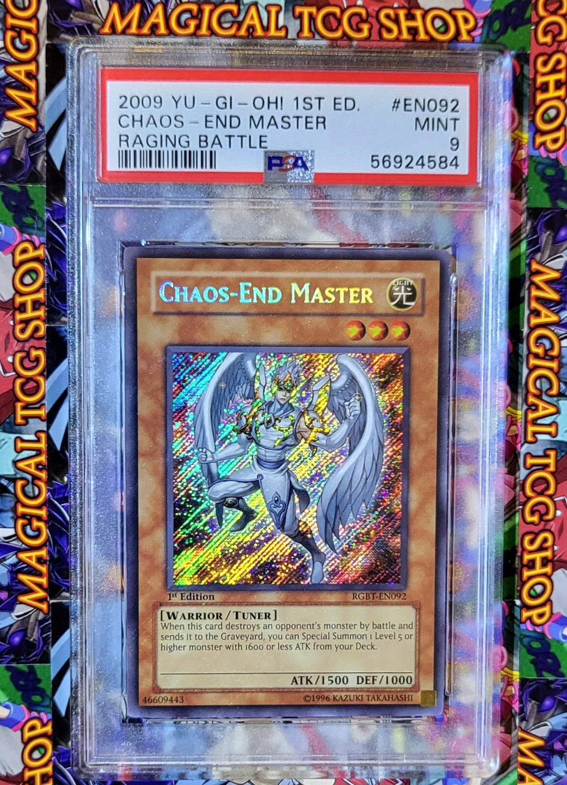 Yugioh Chaos End Master 1st Edition Secret Rare RGBT-EN092 Holo