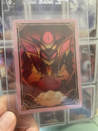 Hazbin Hotel Trading Card - Sir Pentious 40/50 PINK FOIL - 2nd