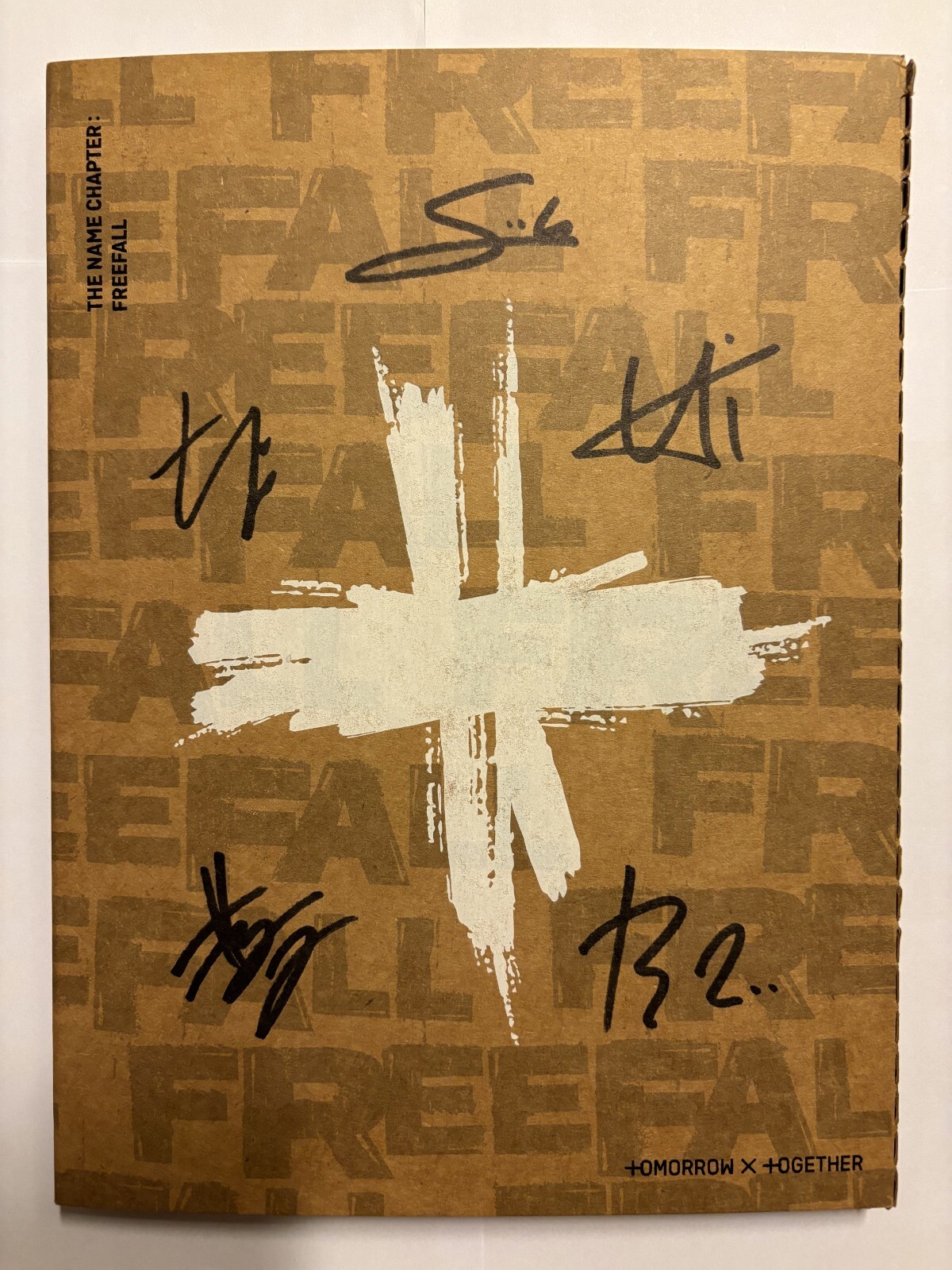 TXT [Name Chapter : FREEFALL] Autographed Signed Album TOMORROW X