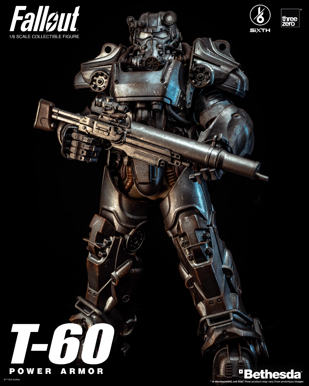 3A ThreeZero Fallout T-60 Power Armor 1/6 Action Figure 3Z08560W0