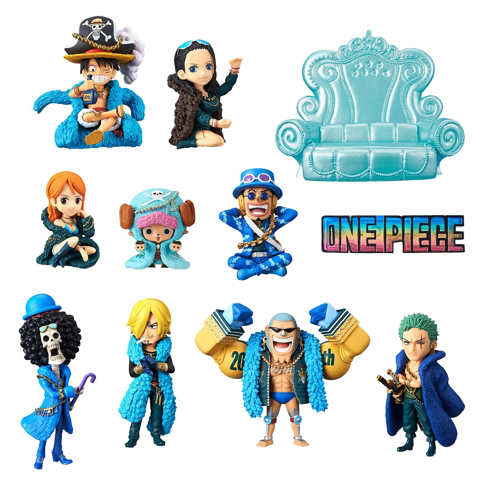 ONE PIECE World Collectible Figure WCF 20TH LIMITED vol.1 & vol.2
