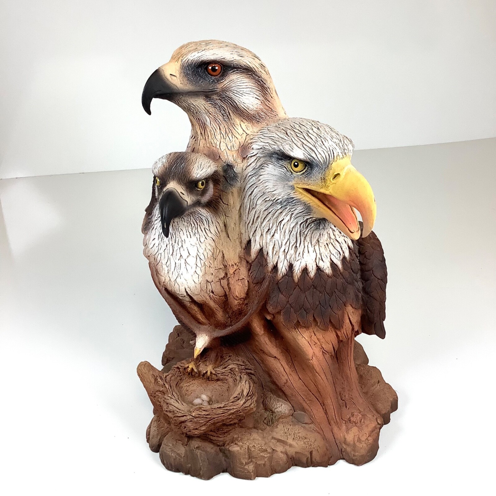Neil Rose 1996 BIRDS OF PREY Signed Resin Sculpture Limited Ed 571