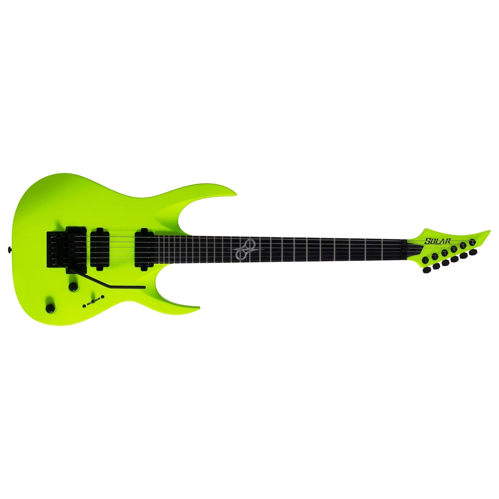 Solar A2.6FRLN Floyd Rose Lime Neon Matte Electric Guitar | eBay