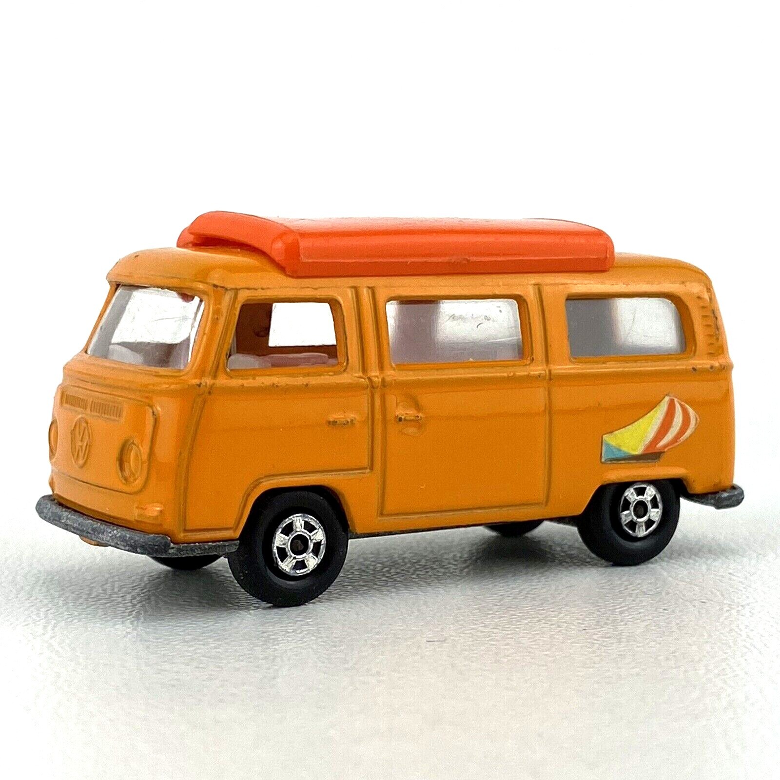 Matchbox Superfast No. 23 Volkswagen Camper Orange 1970 With Top