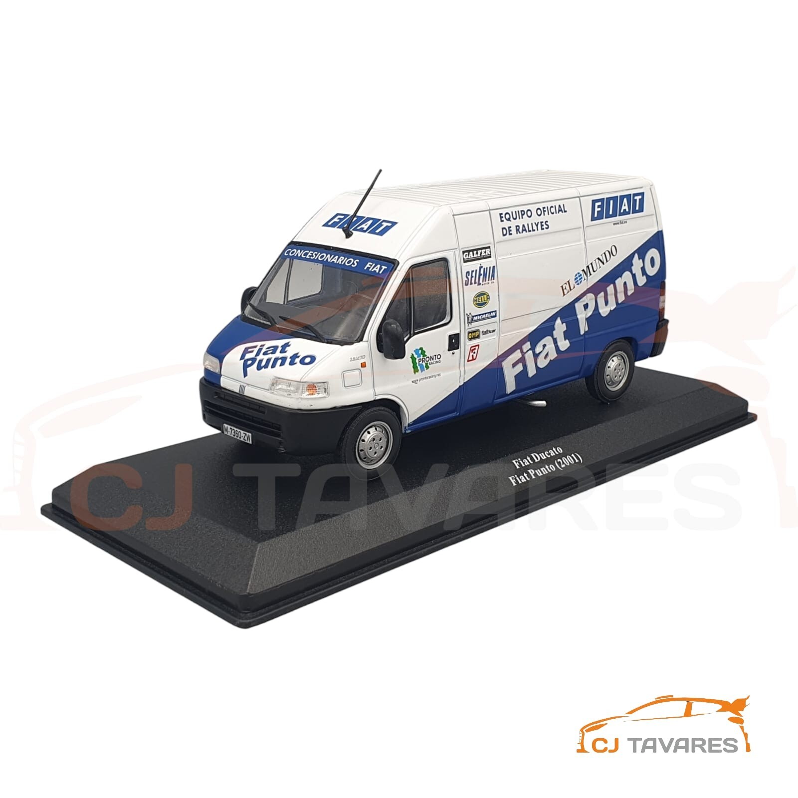 ALTAYA FIAT DUCATO - FIAT PUNTO ESPANA 2001 1/43 | eBay