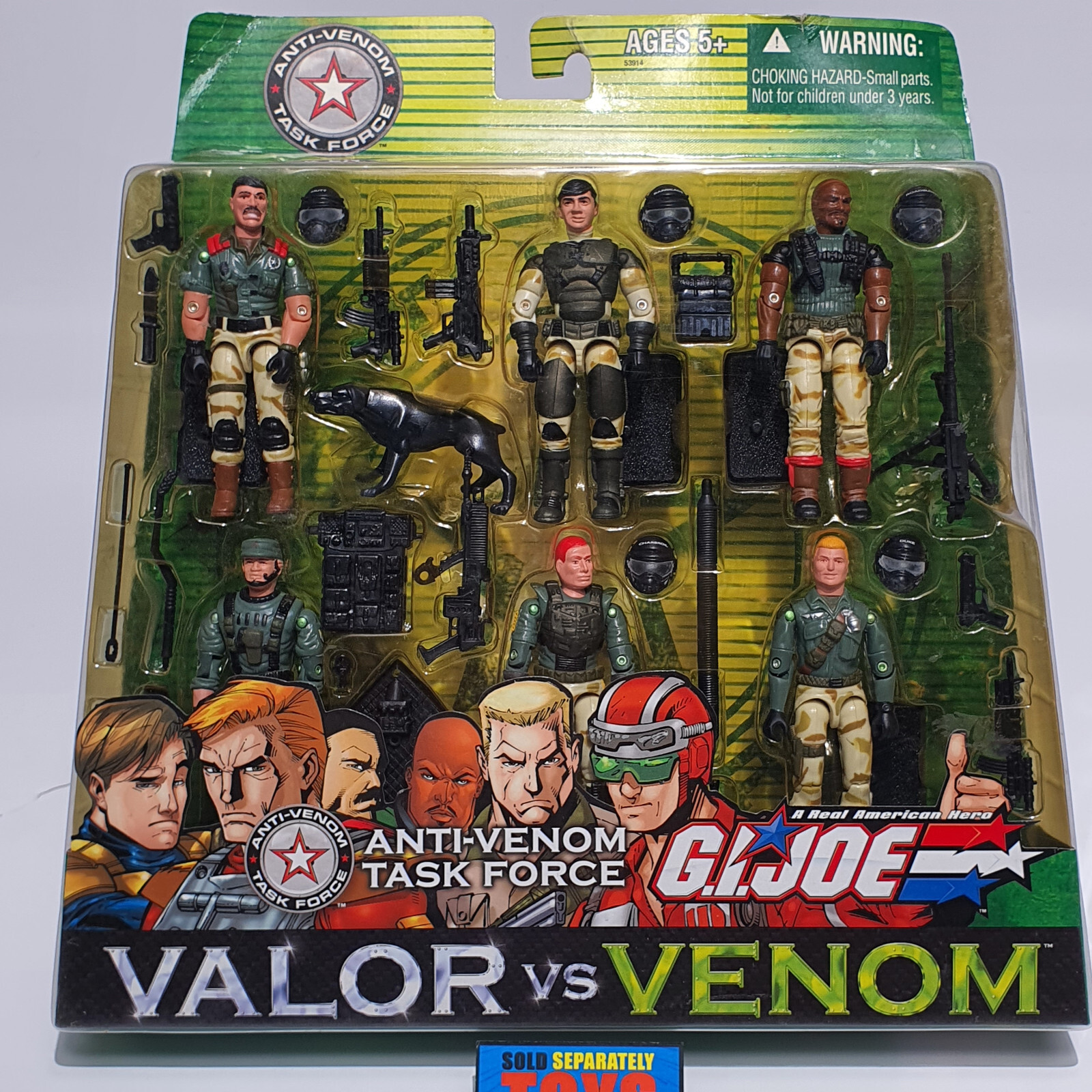 GI Joe Valor Vs Venom ANTI VENOM TASK FORCE 2004 TRU exclusive 6