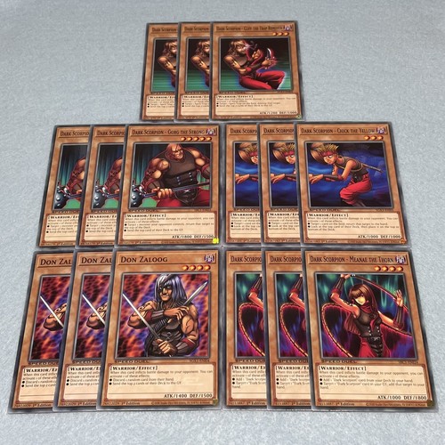 Yugioh Dark Scorpion 15 Card Deck Core Don Zaloog Meanae Chick