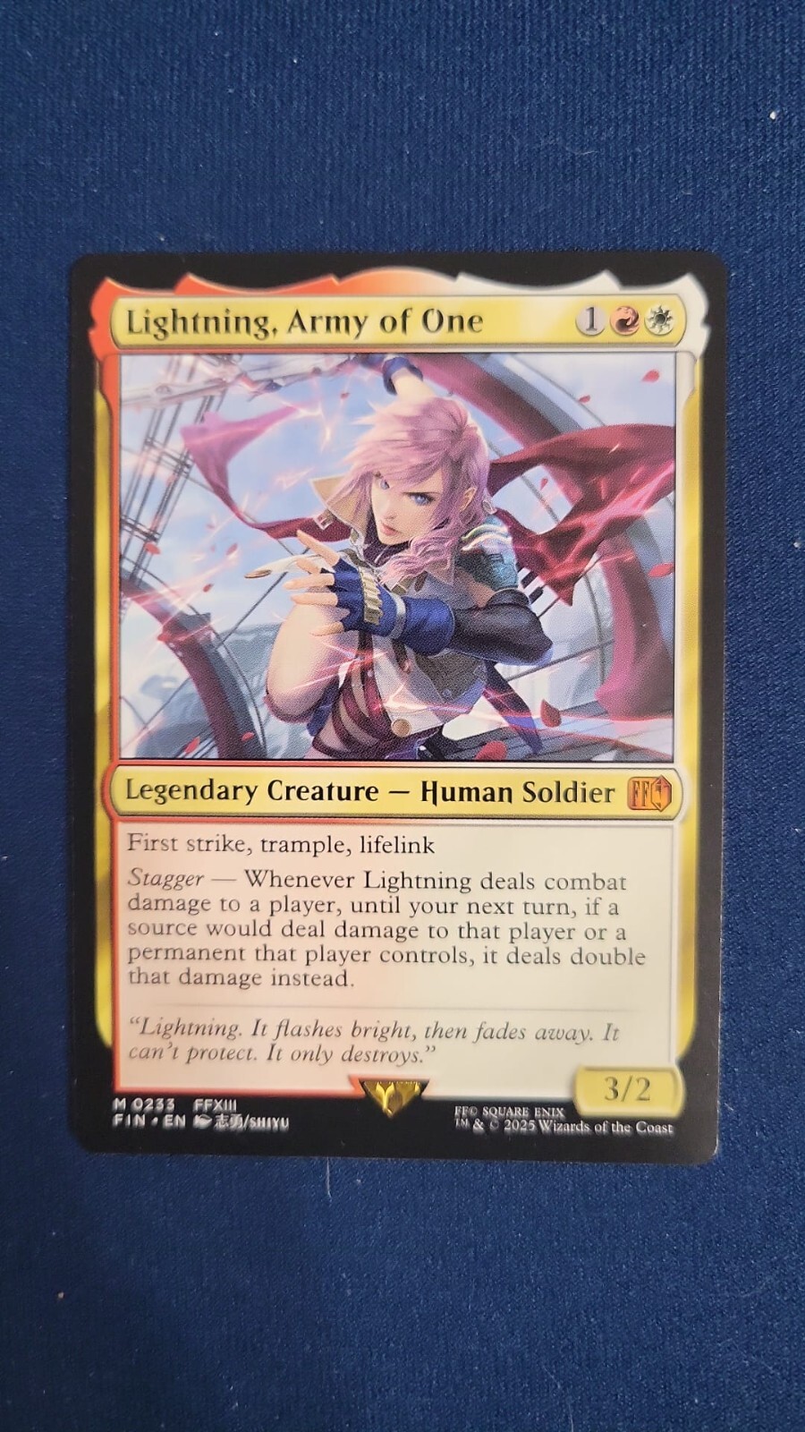 MTG - Lightning, Army of One - NM - Final Fantasy | eBay