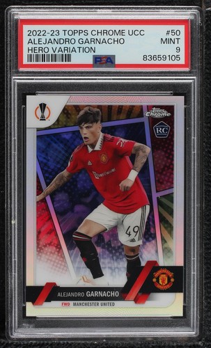 2023 Topps Chrome Alejandro Garnacho #G-17 Golazo Rookie RC