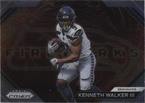 2024 Panini Prizm Red White Blue # Kenneth Walker III- Seattle