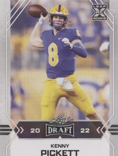 KENNY PICKETT 2022 LEAF DRAFT 1ST GRADED 10 ROOKIE CARD XRC RC NFL