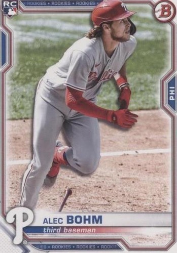 ALEC BOHM 2021 TOPPS GOLD LABEL CLASS 2 ROOKIE RC PHILLIES | eBay