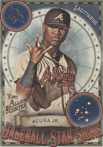 RONALD ACUNA JR - 2019 TOPPS ALLEN & GINTER - BASE CARD # 25